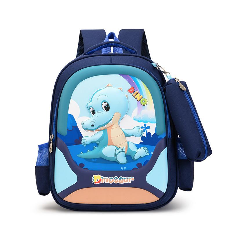 Adorable Hard Shell Cartoon Backpack For Kids Oxford Fabric Lightweight Cute Design For School