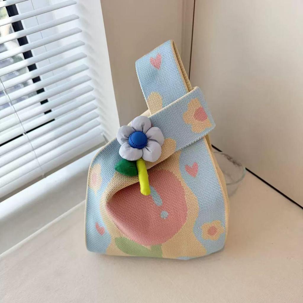 Damen Dick Gestrickte Gewebte Tragetasche - Geschenk- & Souvenir-Handtasche