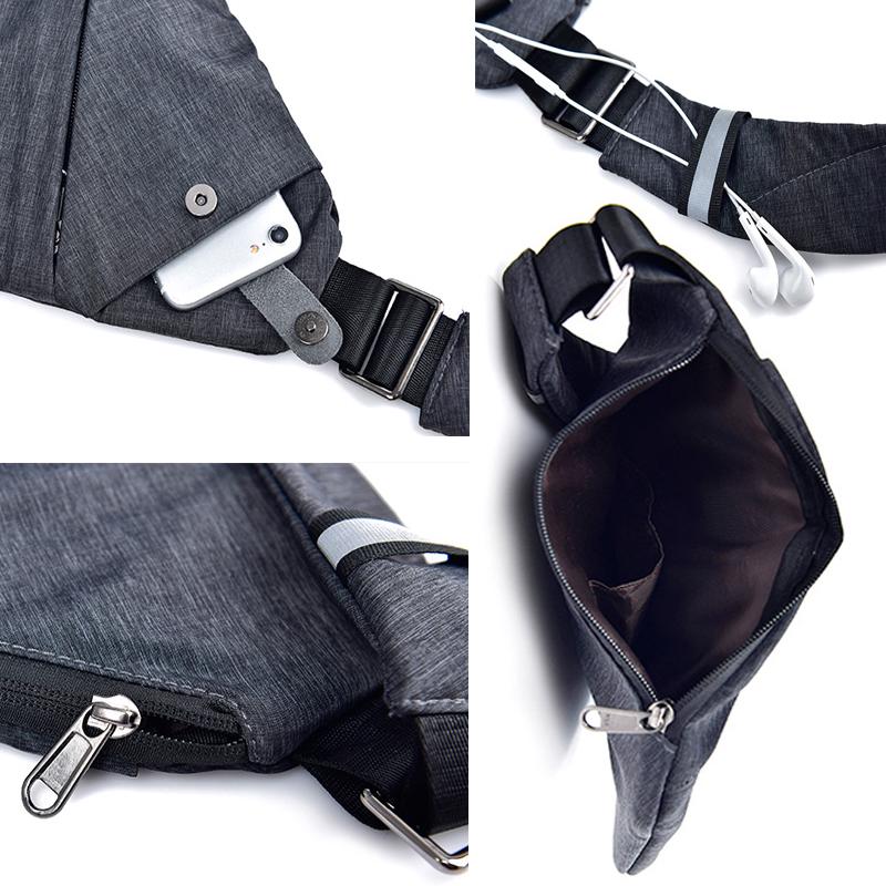 Outdoor Sports Gym Compact Single Shoulder Training Waterproof Nylon Crossbody Messenger Travel Bags