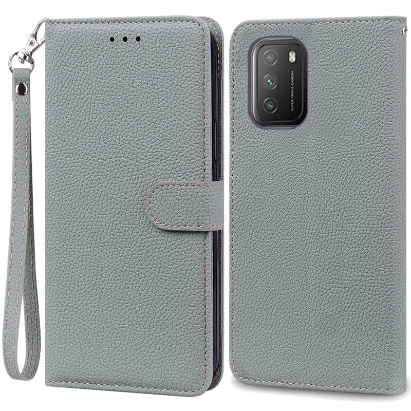 POCOM3 POCO M3 Etui Retro Lommebok Lær Flip Etui For Xiaomi Mi Poco M3 Pro Etui M3Pro 5G Telefondeksel Coque Fundas Capa