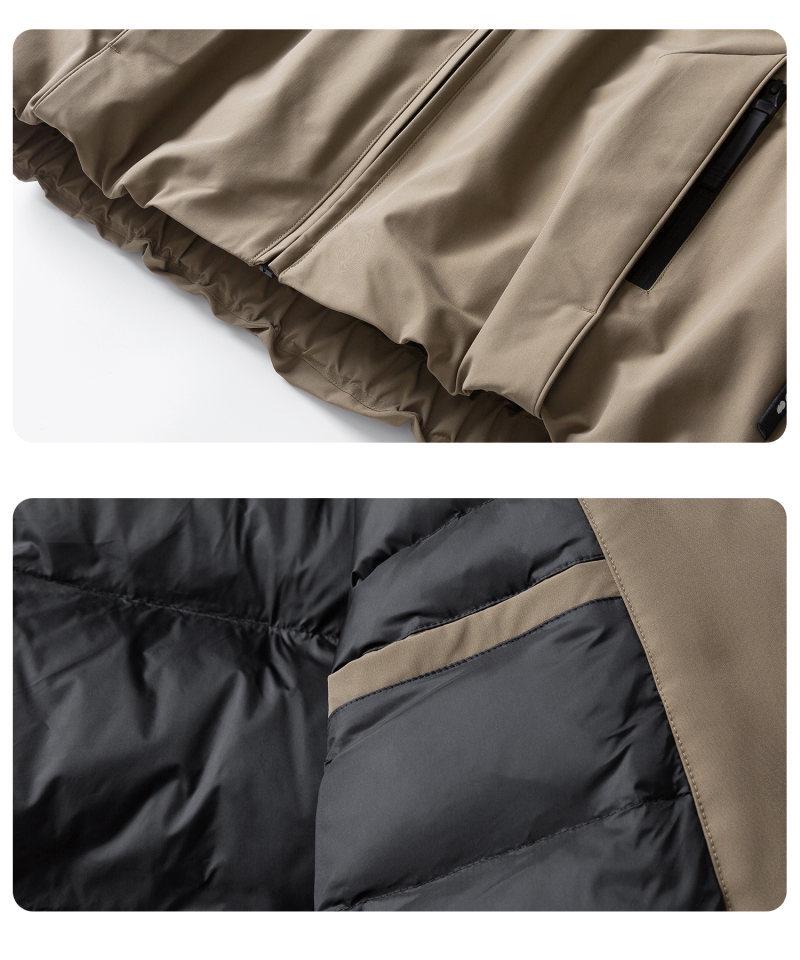 Trendy Brand 2025 Men's Stand Collar Down Jacket - High-End, Warm, Thickened White Duck Down Coat