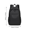 Waterproof Laptop Backpack Large Capacity Travel Knapsack Durable Student School Bag  Unisex