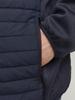 Winter Jacket Jack & Jones Multi Quilted Collar Plus Size Jacket (12253852) Jjemulti Noos Pls (12253852) Navy Blazer