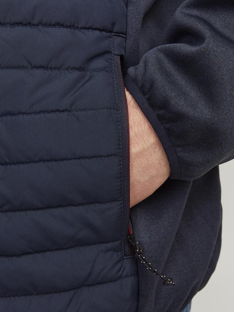 Winter Jacket Jack & Jones Multi Quilted Collar Plus Size Jacket (12253852) Jjemulti Noos Pls (12253852) Navy Blazer