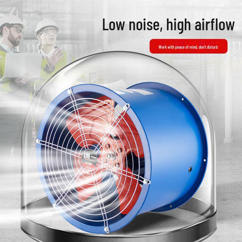 High Power Industrial SF Axial Exhaust Fan 220V/380V for Duct Ventilation & Kitchen Smoke Extraction