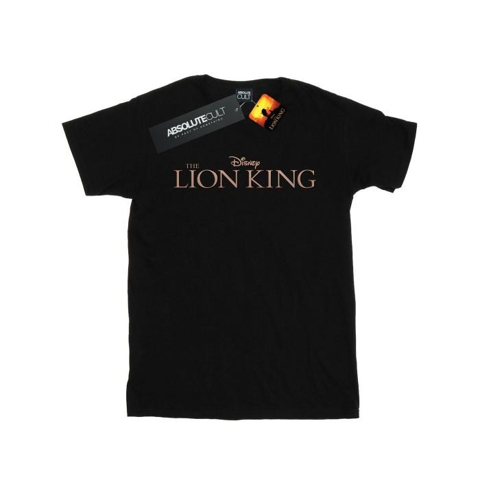 Disney Womens/Ladies The Lion King Movie Logo Cotton Boyfriend T-Shirt