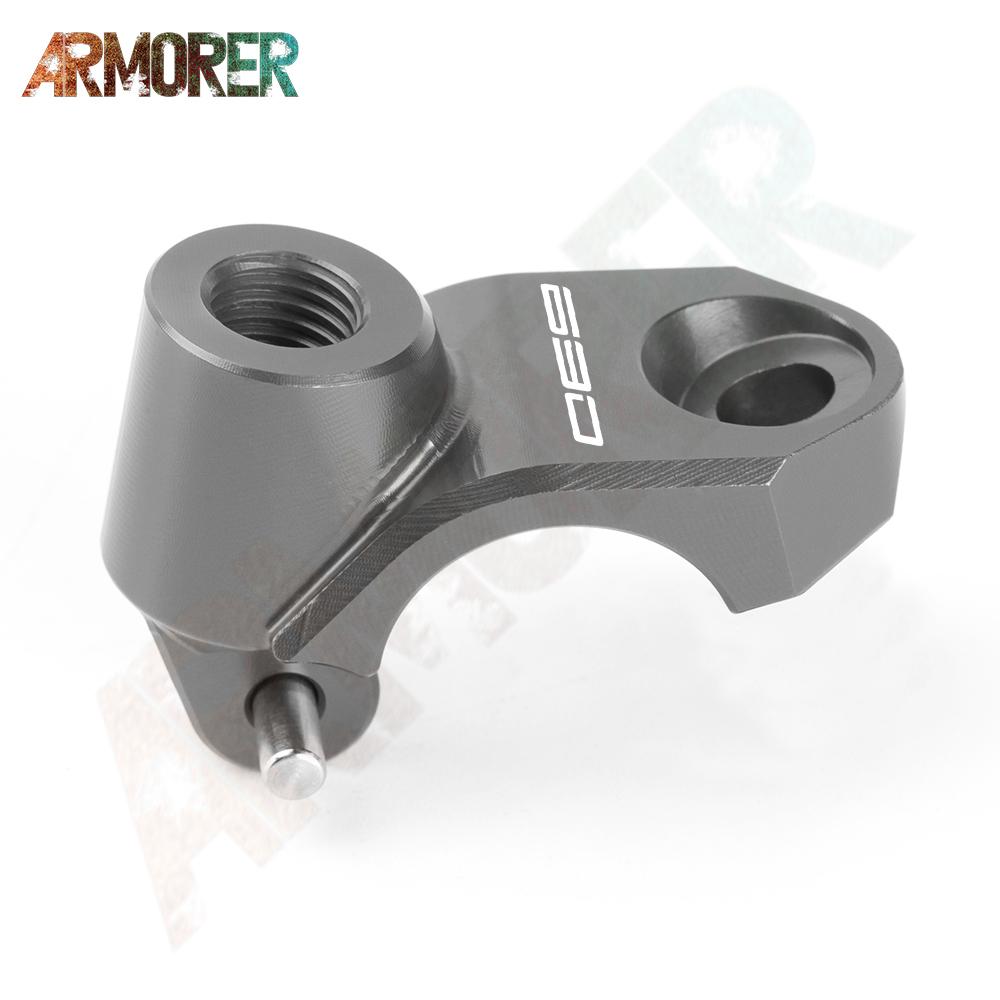 690 DUKE Clutch Master Cylinder Clamp With Mirror Adapter Motorcycle Accessories For KTM 690 SMC R SMCR 690 ENSURO R 2014 -