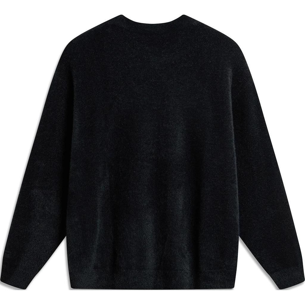 Li Ning X Disney Collaboration Sports Lifestyle Series Hugging Dragon Series Printed Round Neck Pullover Comfortable Loose Knit Sweater AMBU212-1