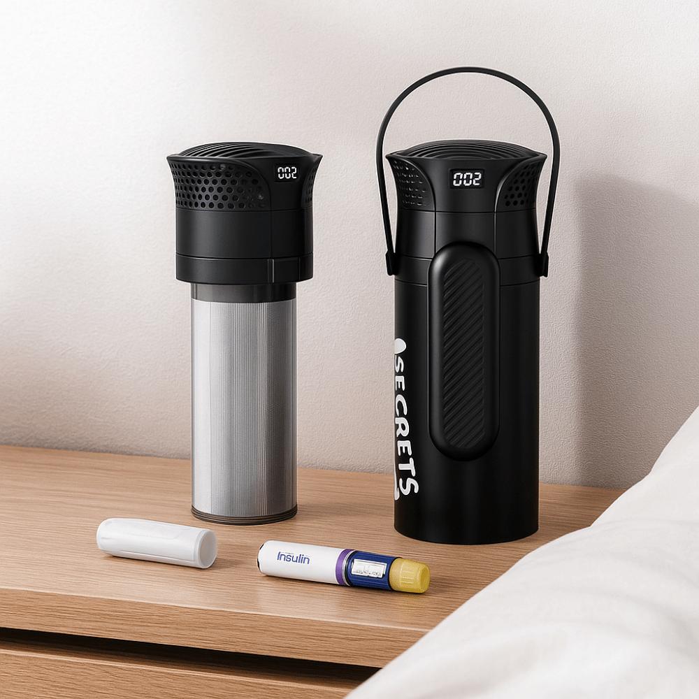 LCD Digital Display Insulin Refrigerated Cup Portable Design Insulin Cooler Box  Drug Storage