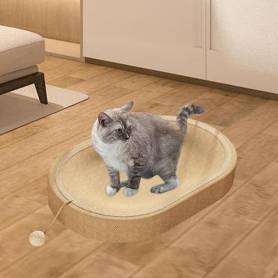 Cat Scratcher Bed Pet Lounge Bed,Sturdy,Versatile Modern Kitten Sleeping Nest Scratching Pad