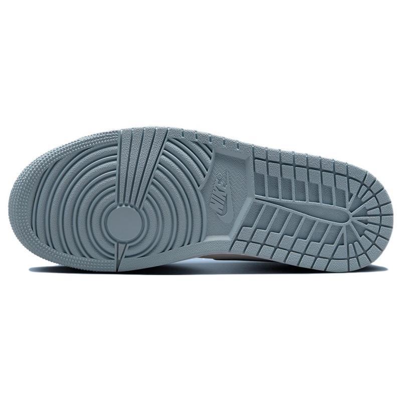 Air Jordan 1 Mid Sail Diffused Blue Women's Jordan BQ6472-140