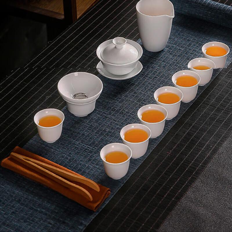 ZIPOYA Chinese Ceramic 10-Piece Tea Set