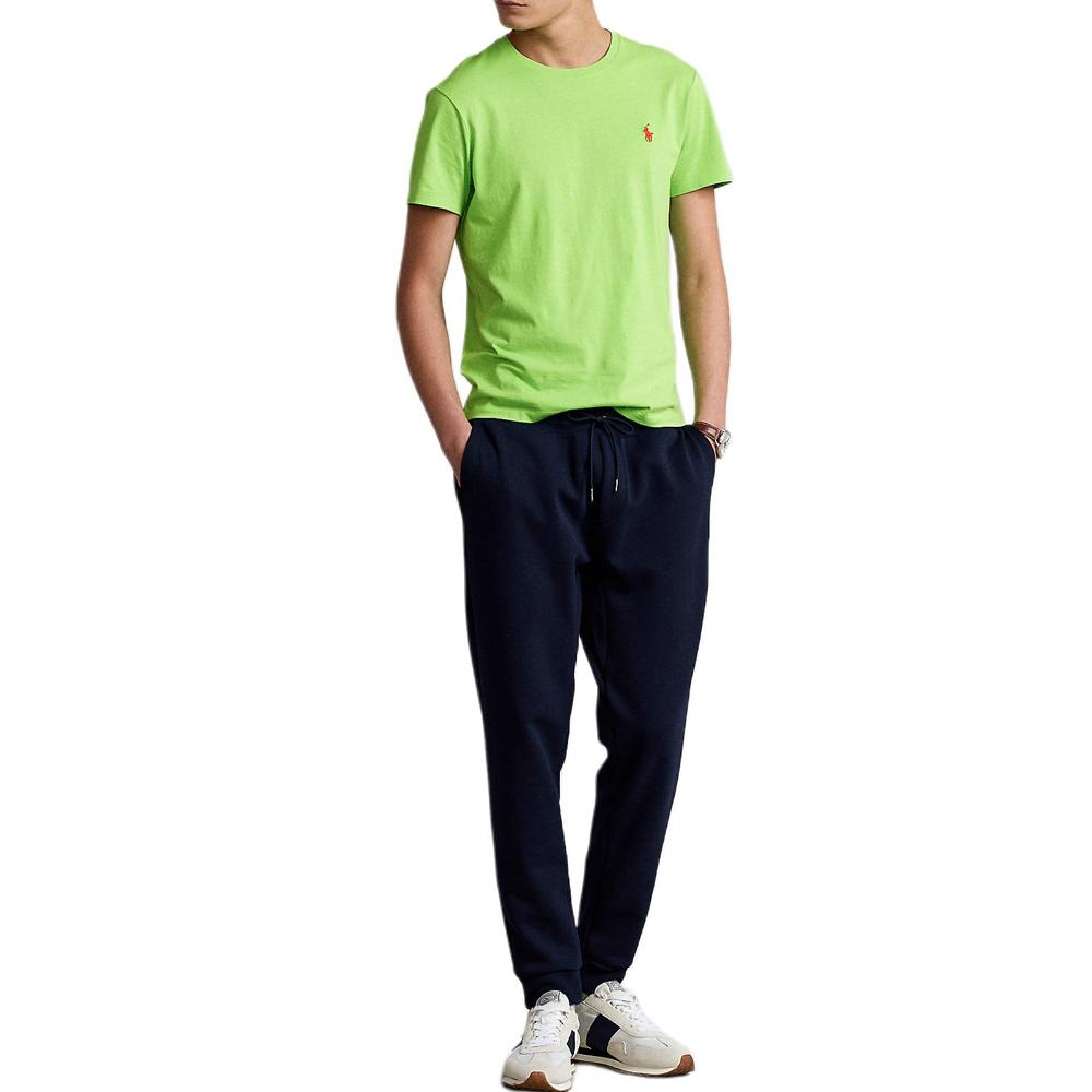 Polo Ralph Lauren T-shirt casual a maniche corte tinta unita Uomo Top Verde 710671438-215