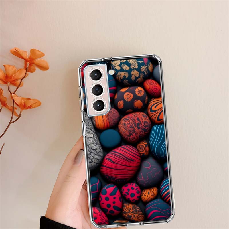Formation of Rocks Clear Phone Cases for Samsung S26 Ultra Galaxy S25 Edge S24 S23 FE S21 Plus S20 S22 S10 Cover Patterned Compa Samsung S25 Plus