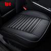 Car Seat Cover PU Leather Cushion All Season Universal Anti Slip Breathable And Easy To Clean Black Front Seat Protective Cove