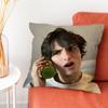 FFinn Wolfhard Mike Stranger Pillow Case Plush Fabric Soft DoubleSided Printed Sofa Warm Winter Home Gift Cushion Cover