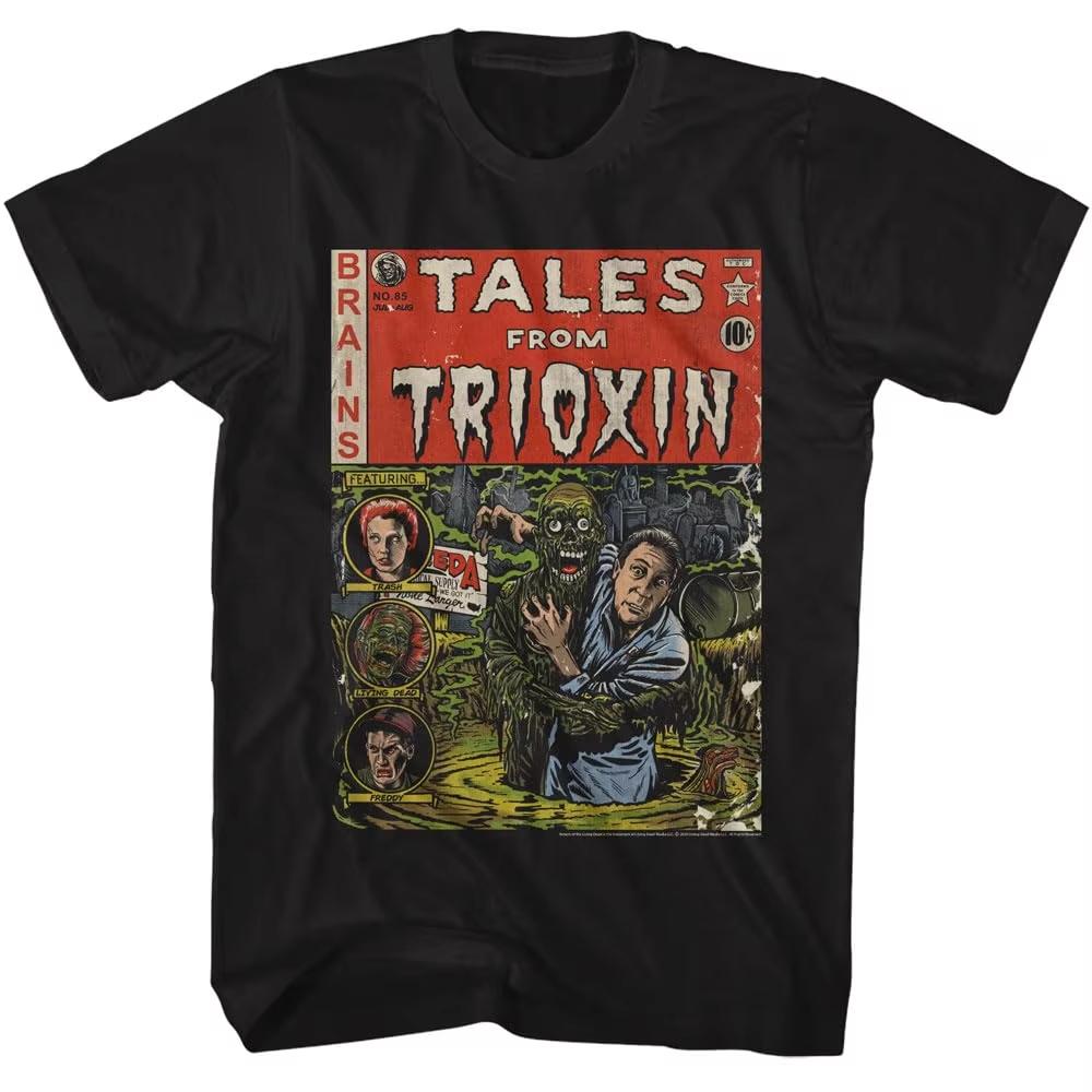 The Return of The Living Dead T-Shirt Unisex Sommer Punk Zombie Horror Grafik Kurzarm Streetwear Lockerer Schnitt Filmfan T-Shirt