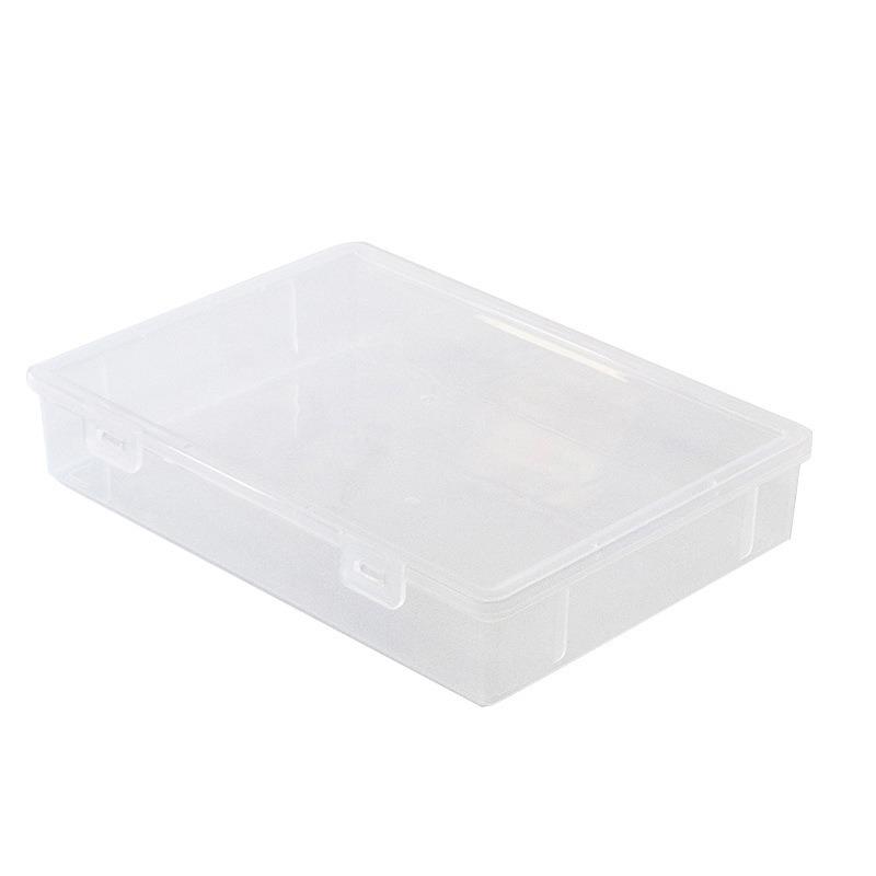 Large Transparent A4 Document Storage Box for Home or Office