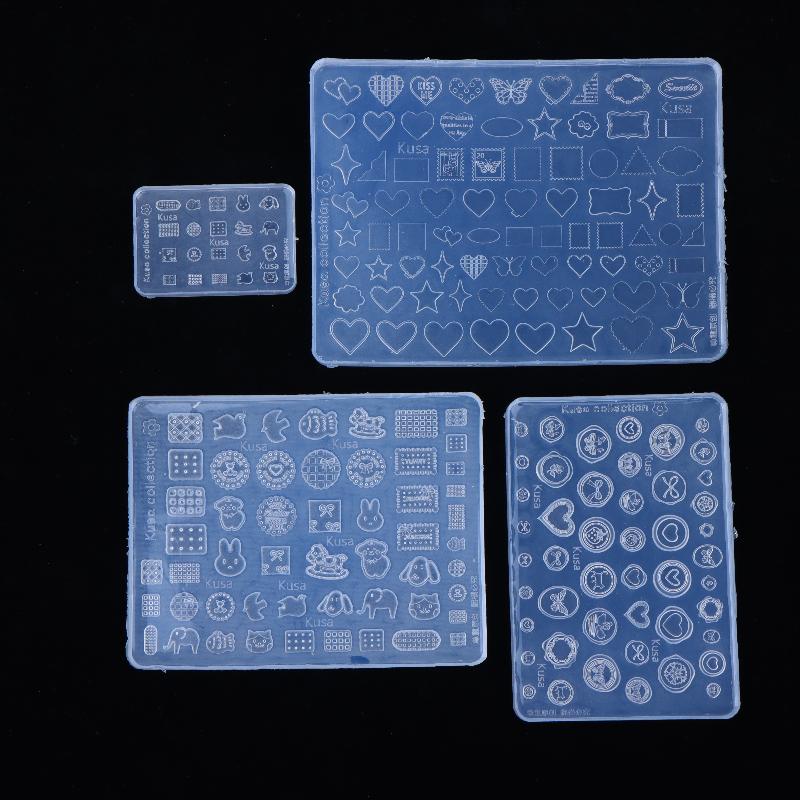 Cookie Baking Nail Mold Dog & Rabbit Fish Manicure Charms Supplies For Crafting Diy Nail Art Mold Gel Design Tools Accessories