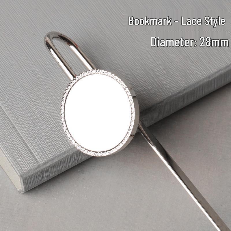 Customized Metal Ruler & Bookmark Set - Cultural, Creative, and School/Enterprise Brass Gift Badge