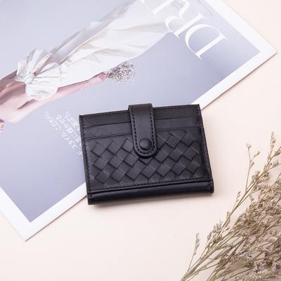 Δερμάτινη Κάρτα Δερμάτινη Πλεκτή Θήκη Καρτών Αντιμαγνητική Θήκη Καρτών Πορτοφόλια Θέσεις Πολλών Καρτών Πορτοφόλι Καρτών