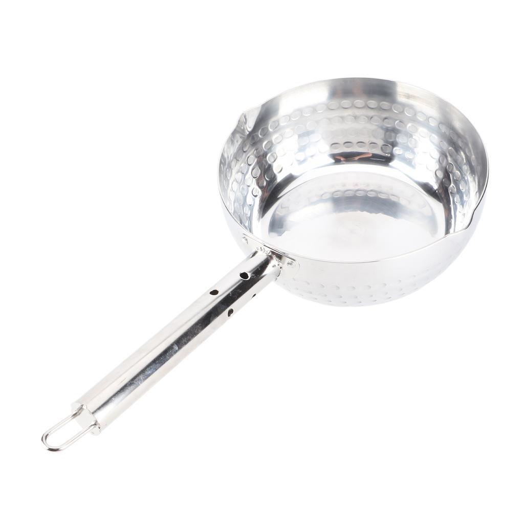 Yukihira Saucepan Aluminum Alloy Round Stainless Steel Handle Fast Heating Japanese Snow Pan for Home Kitchen Cooking