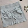 European & American High-Waist Tummy-Control Peach Butt Sports Shorts: Slimming, Quick-Dry Yoga & Running Gear
