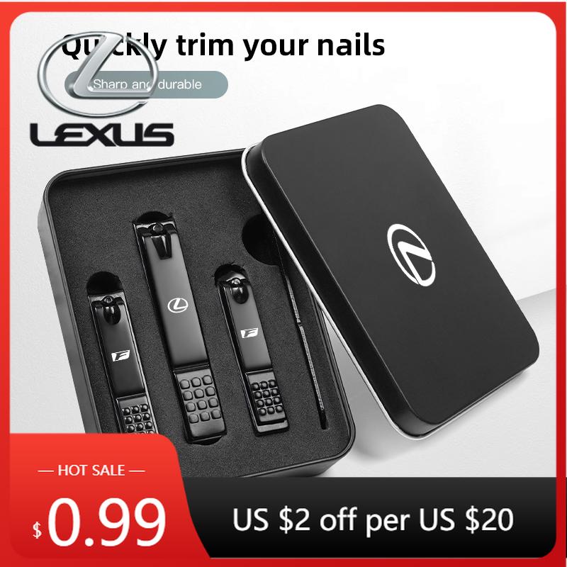 BJYL6 Interior Stickers Automotive Nail Care Set Quickly Trim Your Nails Car Accessorie For Lexus F SPORT Plug-in Hybrid ES UX 300e LB