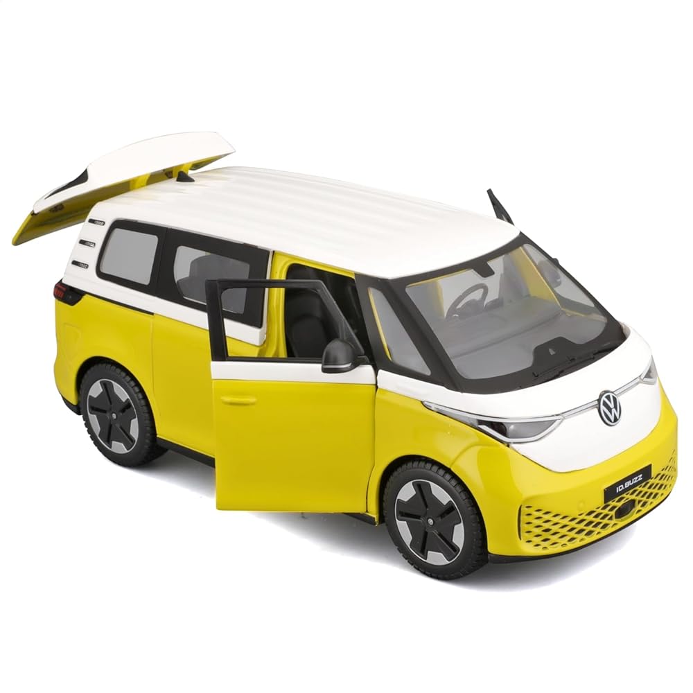 Maisto 1/24 Volkswagen ID. Buzz Yellow Diecast Model Car Completed 32914 YL