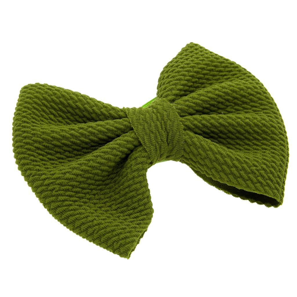 Newborn Toddler Kid Baby Girls Bow Turban Headband Headwear Accessories