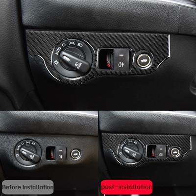 Passend für Dodge Challenger 2015 Up für Dodge Charger 2010 Up Auto Scheinwerferschalter Knopf Dekoration Abdeckung Zubehör