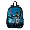 M-Messi mit Fronttasche Rucksack Schüler Kinder Fußballstar Schultasche Fußball Sport Buchertasche Reise Große Kapazität Rucksack