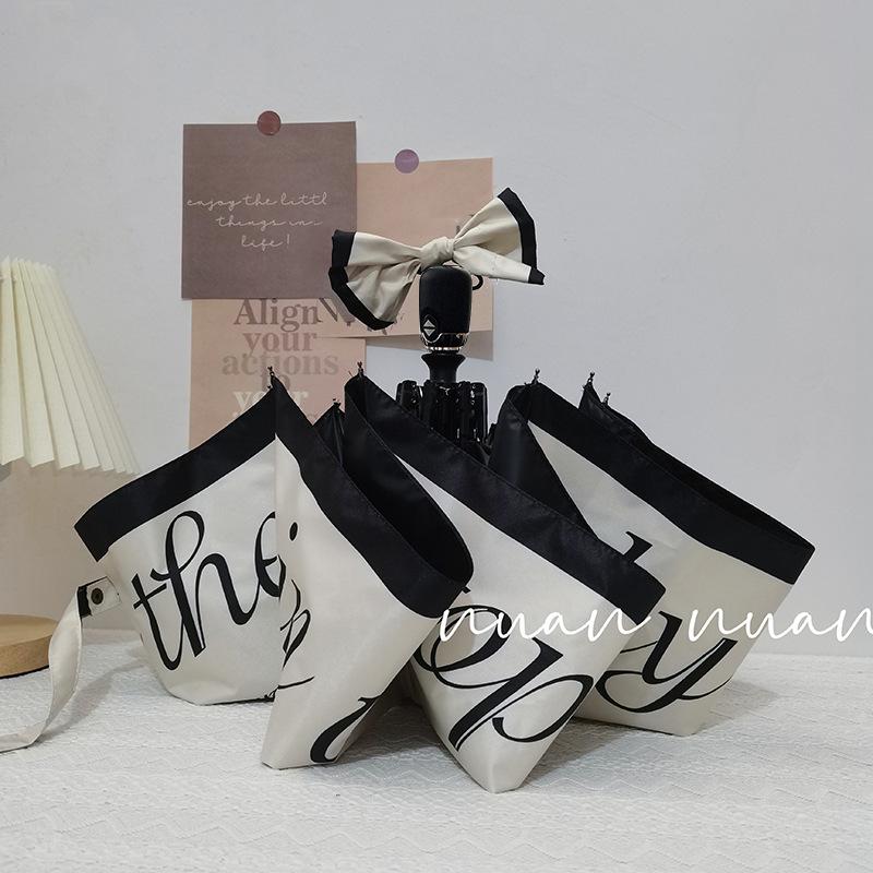 French Retro Women's Dual-Use Sun & Rain Umbrella - Elegant Summer Sunscreen Parasol