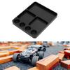 Metal RC Screw Tray Aluminium Alloy Screws Holder Plate RC Fixing Tools   for 1/10 RC Model Toy Repair