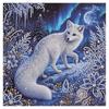 White Rabbit Snow Scene Diamond Decorative Painting, High-Definition Print, Independent Combination, Comfortable and Soothing Colors, Other Toys