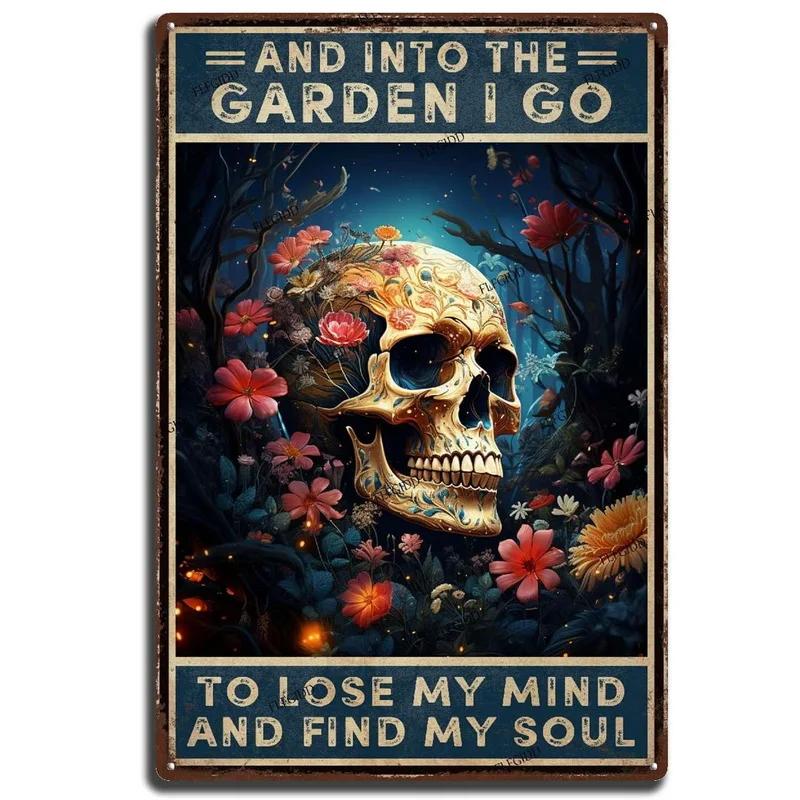 

Vintage Metal Tin Poster Choose Something Fun Skull Retro Metal Tin Sign Posters Plate for Bar Restaurant Cafe Club Retro Plaque 20x30cm（7.8x11.8inch）
