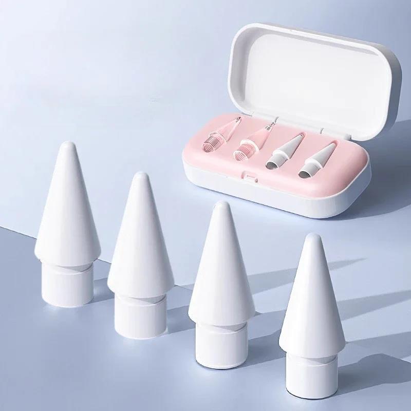 Replaceable Pencil Tips For Apple Pencil 1 2 3 Soft Silicone Protective Cap Touch Screen Stylus Pen Nibs For IPencil 1st 2nd Gen