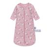 miracle baby" Pure Cotton Long‑Sleeve 3D Sleeping Bag with Animal Print, Center‑Opening, Breathable Summer Sleeping Bag for Children Aged 0–2 Years