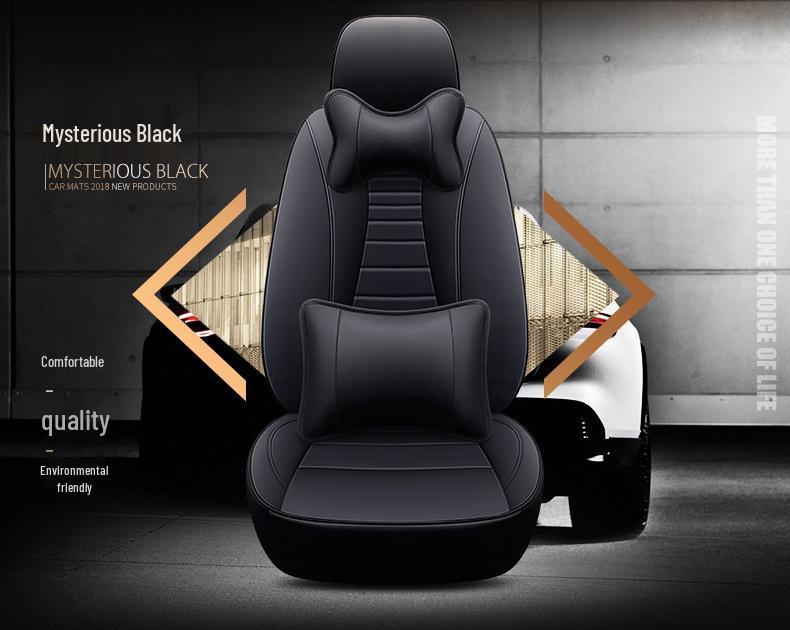 Leather Seat Cushion for BAIC Huansu H3f, Baojun 730, Wuling Hongguang: Full Surround