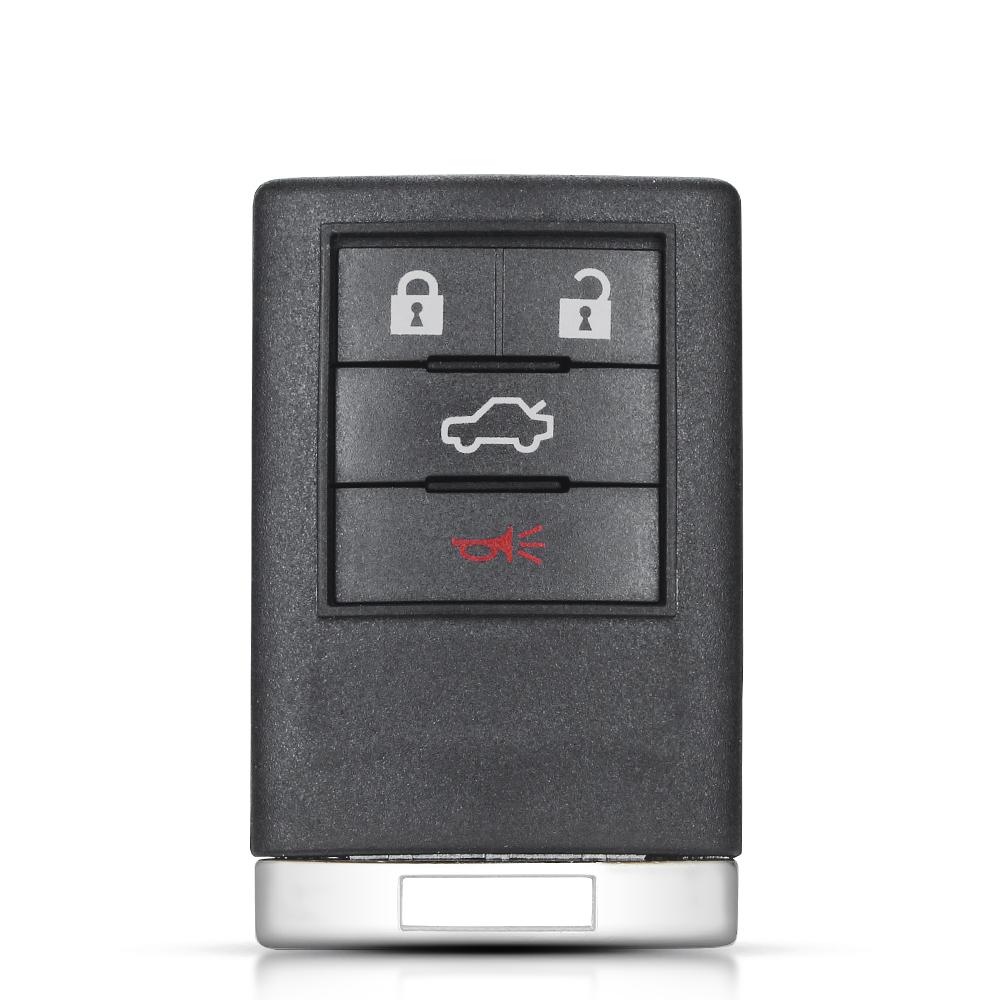 KEYYOU Replacement Remote Car Key Shell Blank Case With 4 5 6 Buttons Fob For Cadillac DTS STS SRX CTS Escalade ESV EXT