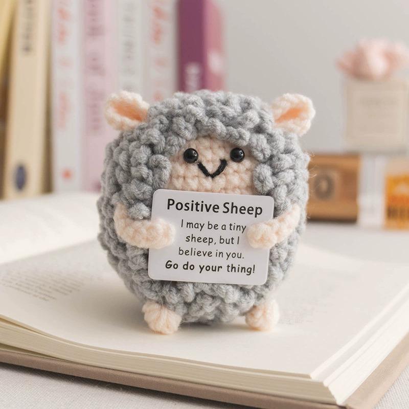 Wholesale Energy Crochet Doll Pocket Hug Handmade Knitted Plush Potato Plant Avocado Turtle Duck Funny Emotional Support Gift
