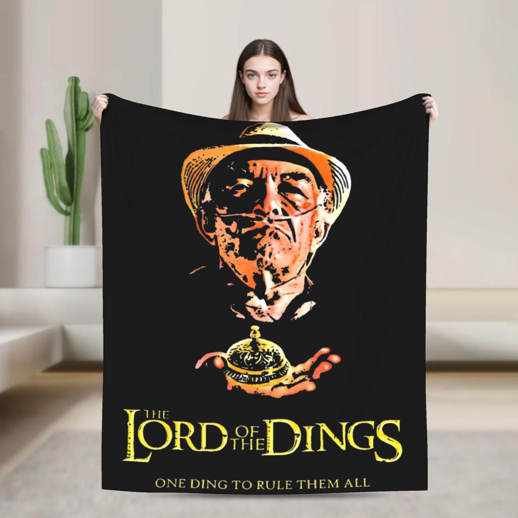 Los Pollos Hermanos Knitted Blanket Breaking Bad Wool Throw Blankets Summer Air Conditioning Personalised Lightweight Bedsprea