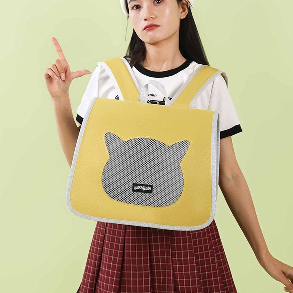 Breathable Cat Backpack Large Capacity Cat Carrier Bag Portable Pet Dog Backpack  Outdoor