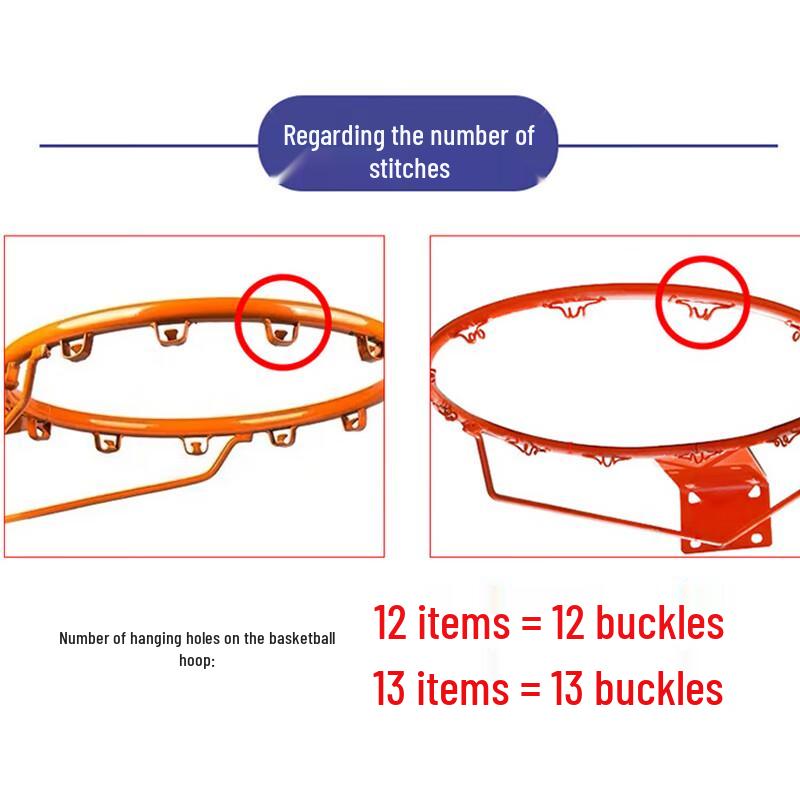 Huimanba Durable Metal Basketball Net