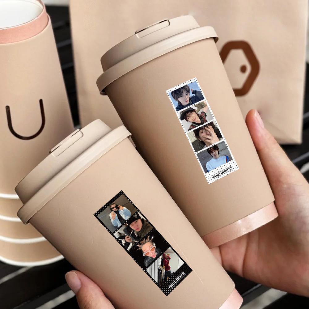 CORTIS Square Creative Sticker Roll: Korean Mobile Phone Gift Decoration, Sealing, and Journaling Tape.