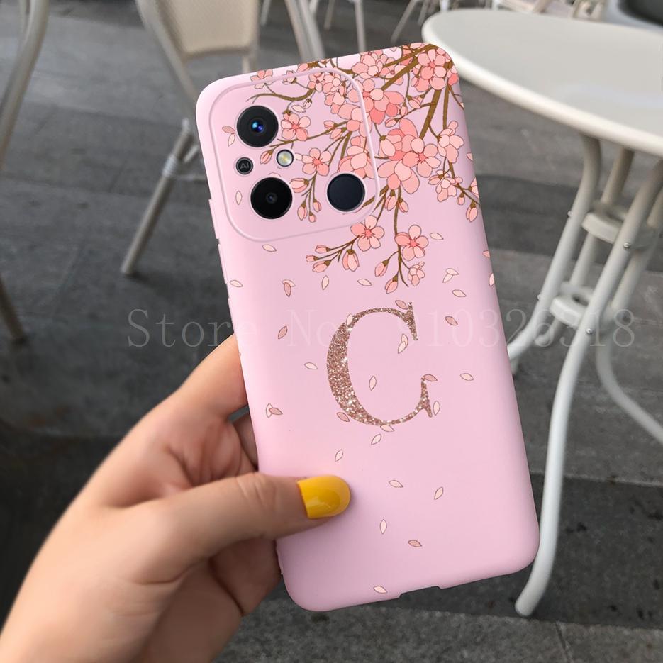 

For Xiaomi Redmi 12C Case redmi 11A Cover New Fashion Crown Letters Cover Soft Silicone Phone Case For Xiaomi Redmi 11A 12C Bags Redmi 12C