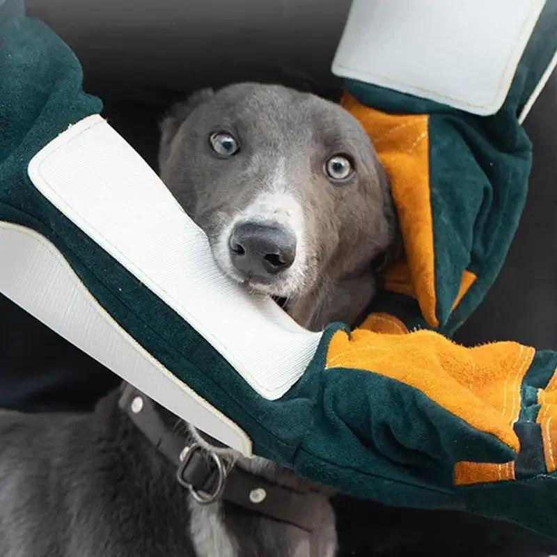 Handschuhe für den Umgang mit Tieren, extrem hitze- und feuerbeständig, bissfeste Tierhandschuhe für Katzen, Hunde, Vögel und Haustierfangbedarf