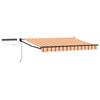 Electric Retractable Awning Multicolor 2.5 X 2 M
