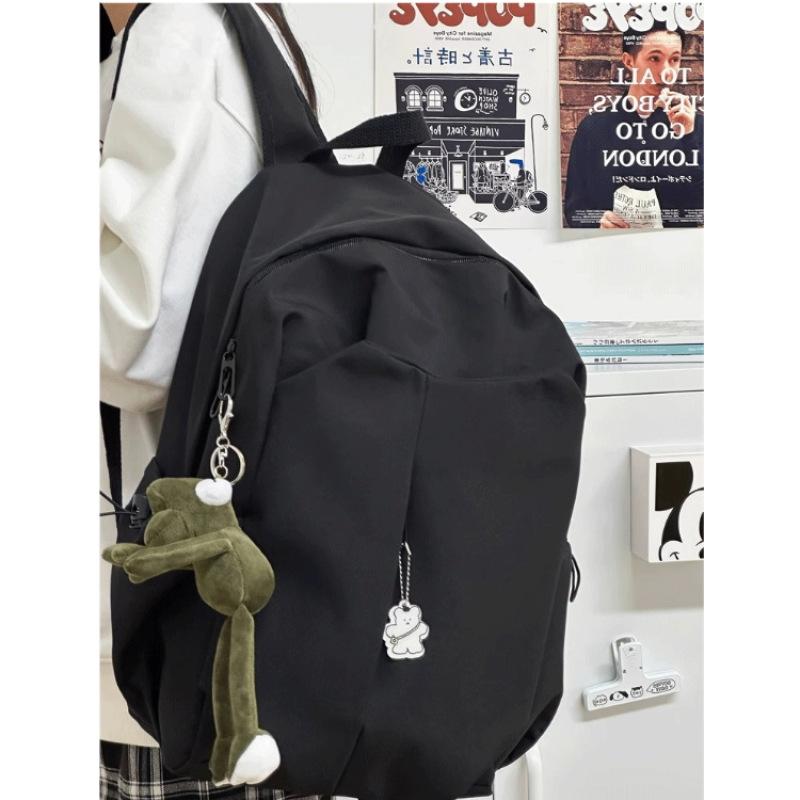 Customize 2025 New High-value Student Schoolbag Men's Simple Large-capacity Backpack Women's Travel Backpack
