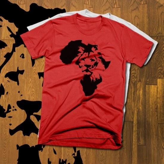 Регги Африка карта Футболка Лев Ямайский Раста Хайле Селасси Африканские дреды S